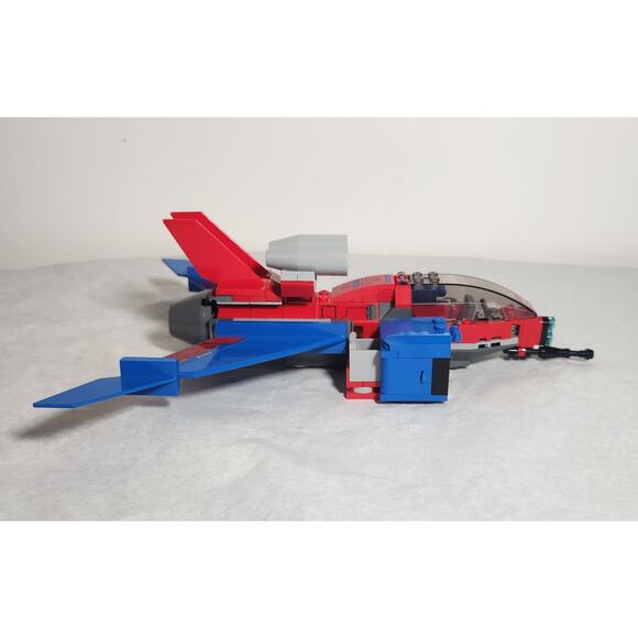 Lego Marvel Spider-Man: Spider-Jet Vs. Venom Mech 76150 Complete Built Pre-owned - Picture 4 of 8